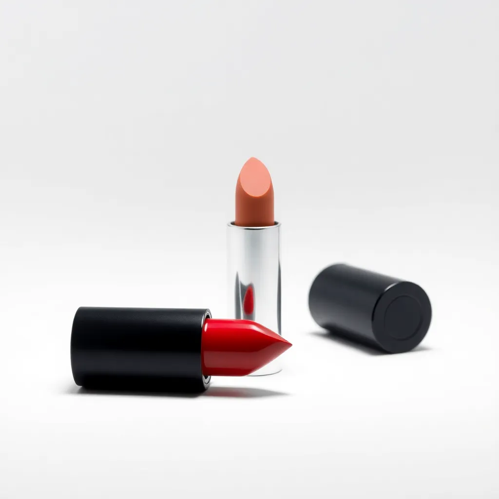 MAC Ruby Woo swatch – classic blue-red matte lipstick